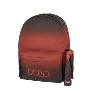 POLO ΣΑΚΙΔΙΟ ΠΛΑΤΗΣ  ORIGINAL DOUBLE SCARF GRADIENT BLACK/RED GRADIENT 2026 901262-8414