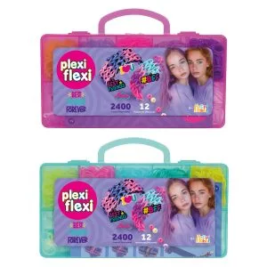 PLEXI FLEXI BEST FRIENDS FOREVER ΘΗΚΗ 2400 ΛΑΣΤΙΧΑΚΙΑ - 12 ΑΞΕΣΟΥΑΡ ΓΙΑ 5+ ΕΤΩΝ