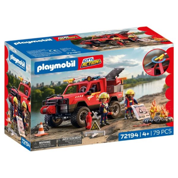 PLAYMOBIL CITY ACTION ΦΟΡΤΗΓΟ ΠΑΝΤΟΣ ΕΔΑΦΟΥΣ ΠΥΡΟΣΒΕΣΤΙΚΗΣ