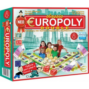 ΕΠΙΤΡΑΠΕΖΙΟ CLASSIC EUROPOLY DOUBLE DELUXE ΕΠΙΤΡΑΠΕΖΙΟ CLASSIC EUROPOLY DOUBLE DELUXE