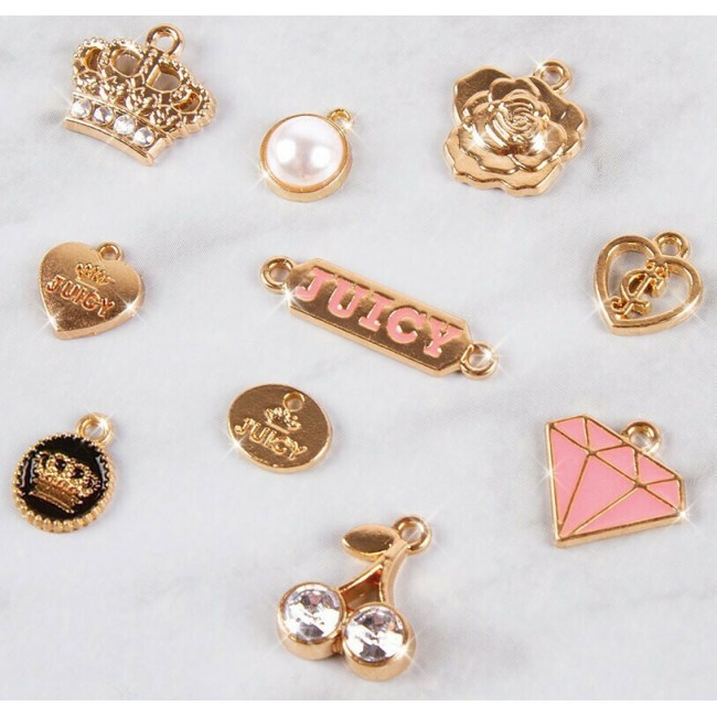 MAKE IT REAL JUICY COUTURE CHAINS AND CHARMS MAKE IT REAL JUICY COUTURE CHAINS AND CHARMS