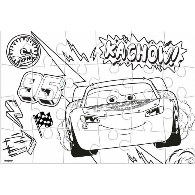 PUZZLE ΧΡΩΜΑΤΙΣΜΟΥ 2 ΟΨΕΩΝ 24TEM 41Χ28ΕΚ ΜΕ 3ΣΕΛ ΧΡΩΜ CARS PUZZLE ΧΡΩΜΑΤΙΣΜΟΥ 2 ΟΨΕΩΝ 24TEM 41Χ28ΕΚ ΜΕ 3ΣΕΛ ΧΡΩΜ CARS