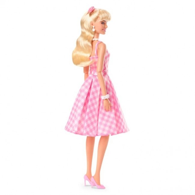 Mattel Συλλεκτική Κούκλα Barbie The Movie Margot Robbie in Pink Gingham Dress για 3+ Ετών HPJ96 Mattel Συλλεκτική Κούκλα Barbie The Movie Margot Robbie in Pink Gingham Dress για 3+ Ετών HPJ96
