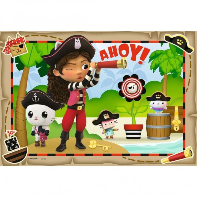 RAVENSBURGER PUZZLE 2X 24 ΤΕΜ. GABBYS DOLLHOUSE RAVENSBURGER PUZZLE 2X 24 ΤΕΜ. GABBYS DOLLHOUSE
