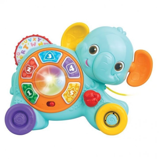 WINFUN ΣΥΡΟΜΕΝΟ ΕΛΕΦΑΝΤΑΚΙ PULL ALONG PAL ELEPHANT WINFUN ΣΥΡΟΜΕΝΟ ΕΛΕΦΑΝΤΑΚΙ PULL ALONG PAL ELEPHANT
