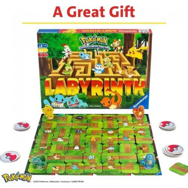 ΕΠΙΤΡΑΠΈΖΙΟ RAVENSBURGER LABYRINTH POKEMON 22590 ΕΠΙΤΡΑΠΈΖΙΟ RAVENSBURGER LABYRINTH POKEMON 22590