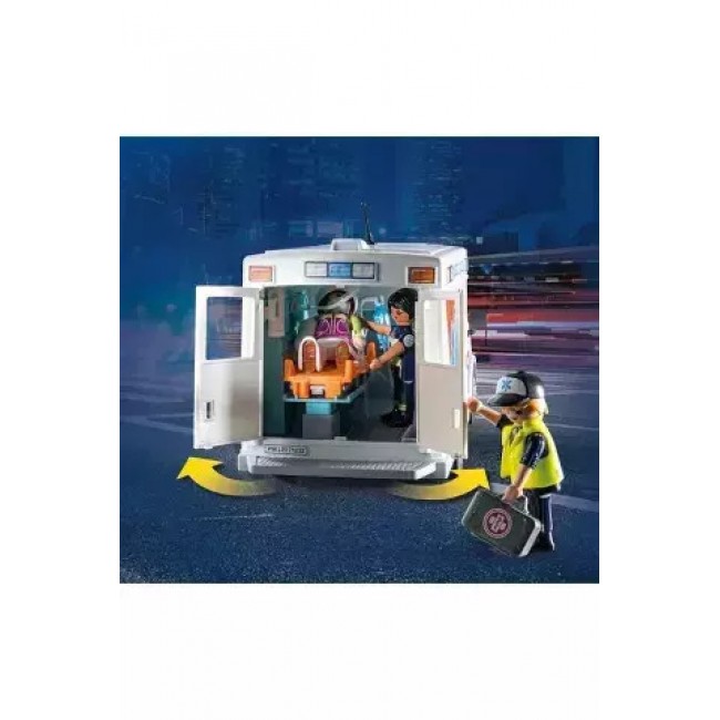 PLAYMOBIL CITY ACTION ΑΣΘΕΝΟΦΟΡΟ ΜΕ ΔΙΑΣΩΣΤΕΣ PLAYMOBIL CITY ACTION ΑΣΘΕΝΟΦΟΡΟ ΜΕ ΔΙΑΣΩΣΤΕΣ