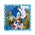 CLEMENTONI PUZZLE 3X48 SUPER COLOUR SONIC CLEMENTONI PUZZLE 3X48 SUPER COLOUR SONIC