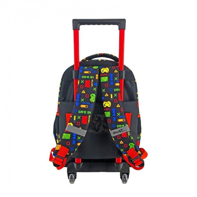 MUST ΤΣΑΝΤΑ TROLLEY 3 ΘΕΣΙΑ HIGH SCORE 34X20X44CM MUST ΤΣΑΝΤΑ TROLLEY 3 ΘΕΣΙΑ HIGH SCORE 34X20X44CM