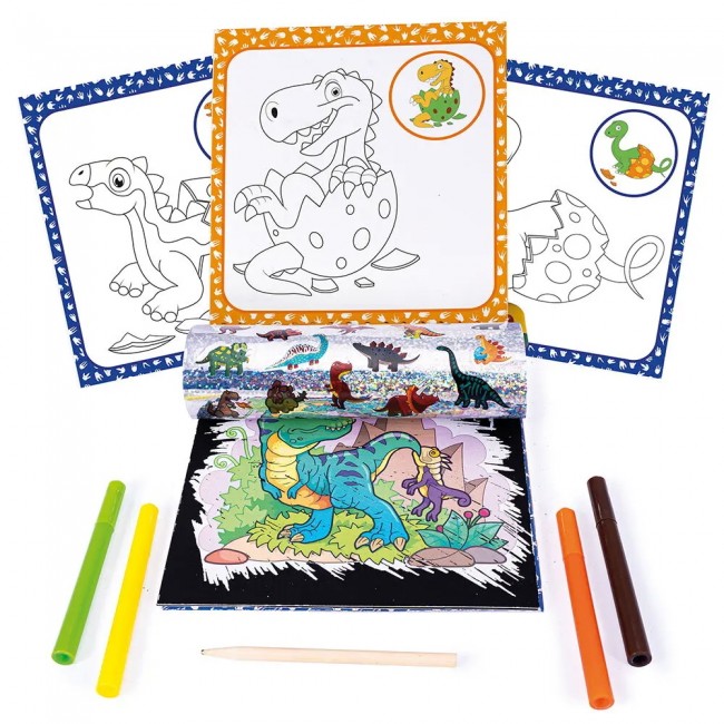 ΣΕΤ ΖΩΓΡΑΦΙΚΗΣ POCKET DINOSAURS 3 ΣΧΕΔΙΑ 1 ΤΕΜΑΧΙΟ ΣΕΤ ΖΩΓΡΑΦΙΚΗΣ POCKET DINOSAURS 3 ΣΧΕΔΙΑ 1 ΤΕΜΑΧΙΟ