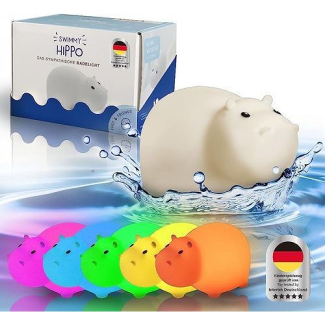 ΠΑΙΔΙΚΟ ΔΙΑΚΟΣΜΗΤΙΚΟ ΦΩΤΙΣΤΙΚΟ HIPPO ΕΠΑΝΑΦΟΡΤΙΖΟΜΕΝΟ LED
