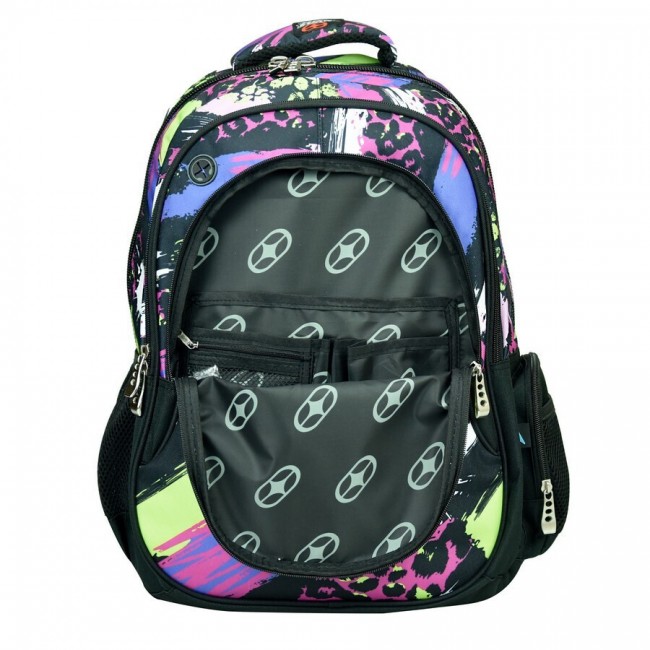 BACK ME UP ΣΑΚΙΔΙΟ ΔΗΜΟΤΙΚΟΥ ΠΟΛΥΘΕΣΙΑΚΟ NO FEAR FLUO PRINTS 348-31031 BACK ME UP ΣΑΚΙΔΙΟ ΔΗΜΟΤΙΚΟΥ ΠΟΛΥΘΕΣΙΑΚΟ NO FEAR FLUO PRINTS 348-31031