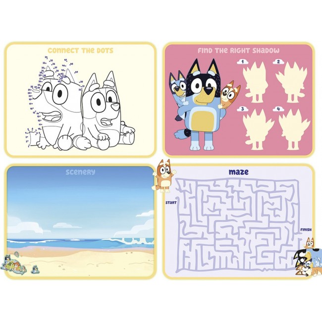 SET ΑΥΤΟΚΟΛΛΗΤΑ TOTUM BLUEY SET ΑΥΤΟΚΟΛΛΗΤΑ TOTUM BLUEY