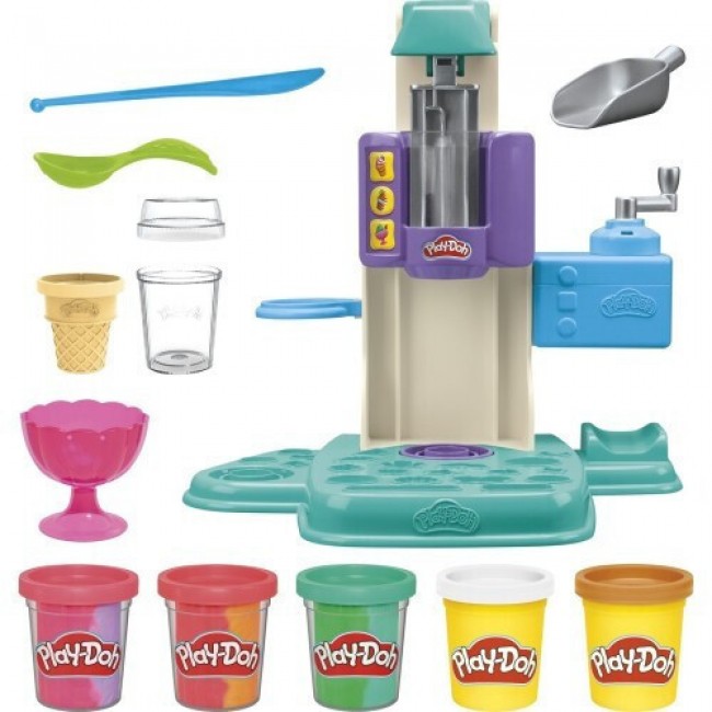 PLAY-DOH RAINBOW SWIRL ICE CREAM PLAYSET PLAY-DOH RAINBOW SWIRL ICE CREAM PLAYSET