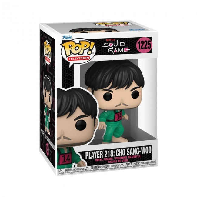 POP FUNKO! TELEVISION: SQUID GAME PLAYER 218 CHO SANG WOO FIGURE POP FUNKO! TELEVISION: SQUID GAME PLAYER 218 CHO SANG WOO FIGURE