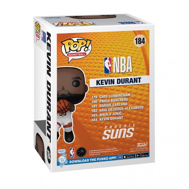 ΦΙΓΟΥΡΑ FUNKO POP!BASKETBALL NBA PHOENIXS SUNS KEVIN DURANT #184 ΦΙΓΟΥΡΑ FUNKO POP!BASKETBALL NBA PHOENIXS SUNS KEVIN DURANT #184