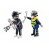 PLAYMOBIL DUOPACK ΑΣΤΥΝΟΜΟΣ ΚΑΙ ΔΙΑΡΡΗΚΤΗΣ