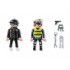 PLAYMOBIL DUOPACK ΑΣΤΥΝΟΜΟΣ ΚΑΙ ΔΙΑΡΡΗΚΤΗΣ