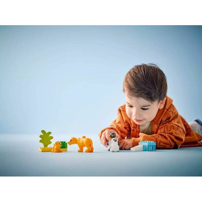 LEGO DUPLO ΟΙΚΟΓΕΝΕΙΕΣ ΑΓΡΙΩΝ ΖΩΩΝ ΠΙΓΚΟΥΙΝΟΙ ΚΑΙ ΛΙΟΝΤΑΡΙΑ LEGO DUPLO ΟΙΚΟΓΕΝΕΙΕΣ ΑΓΡΙΩΝ ΖΩΩΝ ΠΙΓΚΟΥΙΝΟΙ ΚΑΙ ΛΙΟΝΤΑΡΙΑ