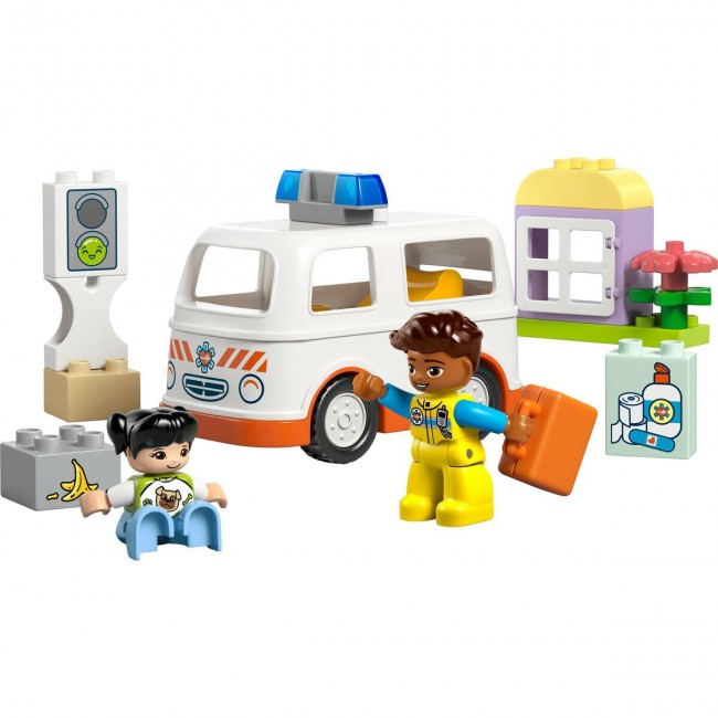 LEGO DUPLO ΑΣΘΕΝΟΦΟΡΟ ΚΑΙ ΟΔΗΓΟΣ LEGO DUPLO ΑΣΘΕΝΟΦΟΡΟ ΚΑΙ ΟΔΗΓΟΣ