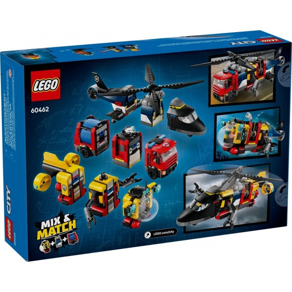 LEGO CITY HELICOPTER FIRE TRUCK AND SUBMARINE REMIX LEGO CITY HELICOPTER FIRE TRUCK AND SUBMARINE REMIX