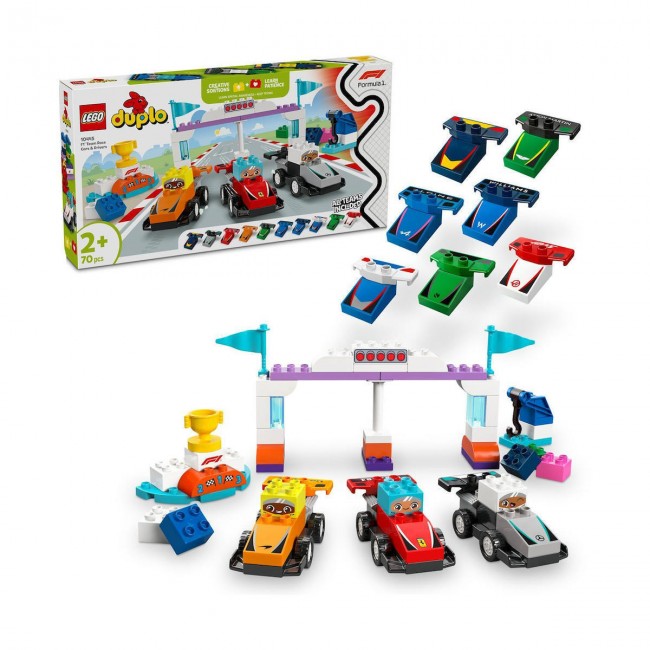 LEGO DUPLO F1 TEAM RACE CARS AND DRIVERS LEGO DUPLO F1 TEAM RACE CARS AND DRIVERS