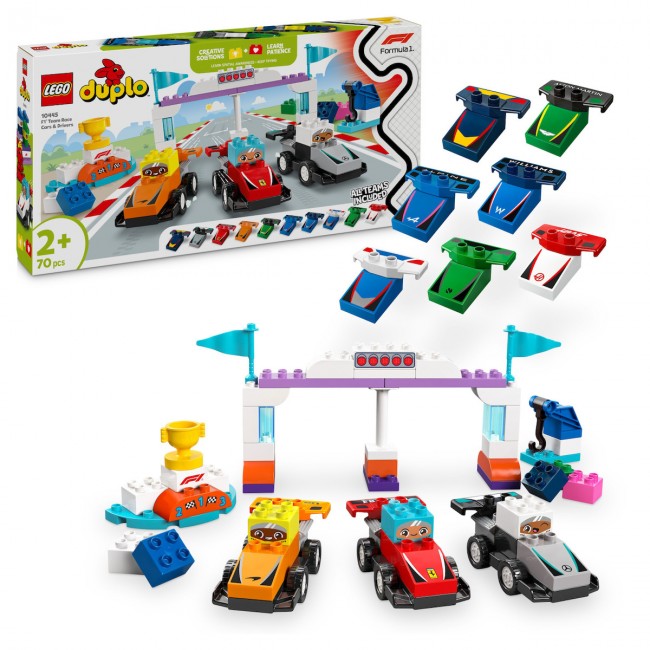 LEGO DUPLO F1 TEAM RACE CARS AND DRIVERS LEGO DUPLO F1 TEAM RACE CARS AND DRIVERS