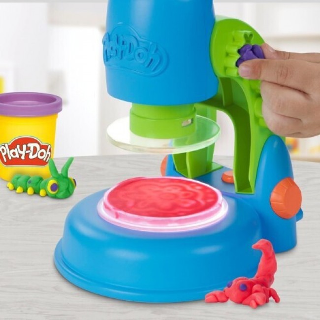 PLAY-DOH ΠΛΑΣΤΕΛΙΝΗ LIGHT AND LOOK MICROSCOPE PLAY-DOH ΠΛΑΣΤΕΛΙΝΗ LIGHT AND LOOK MICROSCOPE