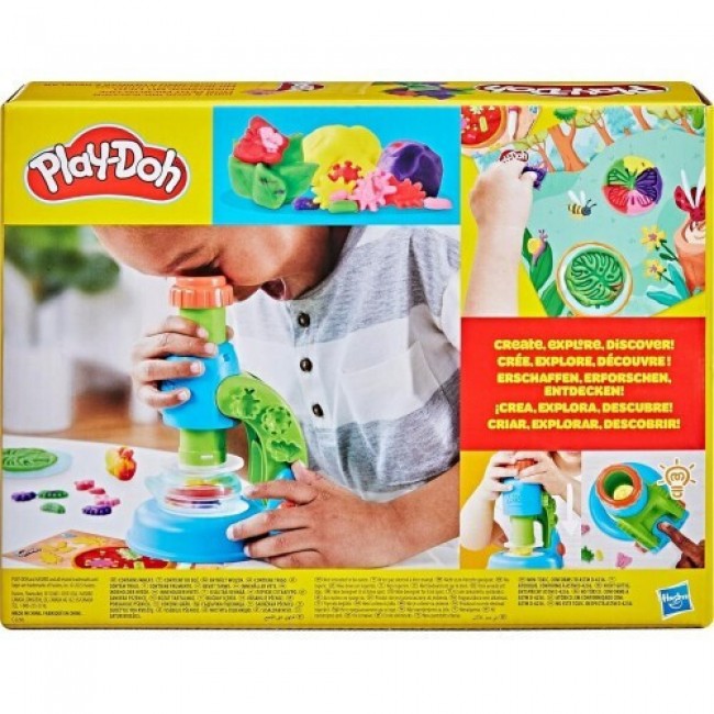 PLAY-DOH ΠΛΑΣΤΕΛΙΝΗ LIGHT AND LOOK MICROSCOPE PLAY-DOH ΠΛΑΣΤΕΛΙΝΗ LIGHT AND LOOK MICROSCOPE