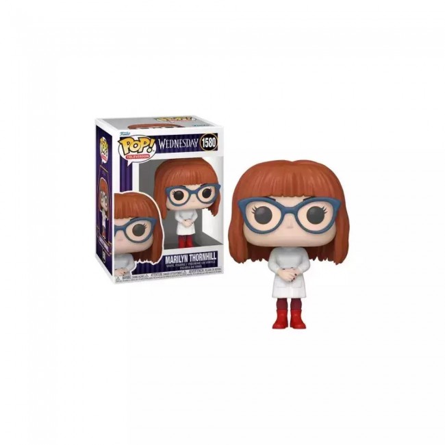 POP FUNKO! TELEVISION: WEDNESDAY MARILYN THORNHILL FIGURE #1580 POP FUNKO! TELEVISION: WEDNESDAY MARILYN THORNHILL FIGURE #1580