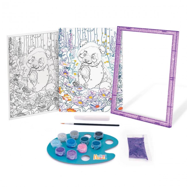 HAPPIHOBBI PAINT AND FRAME DREAMY PANDA HAPPIHOBBI PAINT AND FRAME DREAMY PANDA