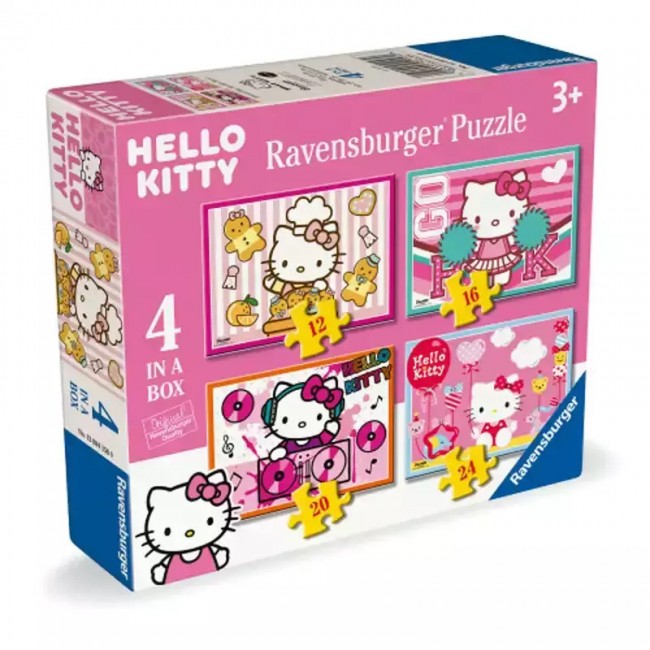 RAVENSBURGER ΠΑΖΛ  12 16 20 24 TEM4 ΣΕ 1 HELLO KITTY (12004158)
