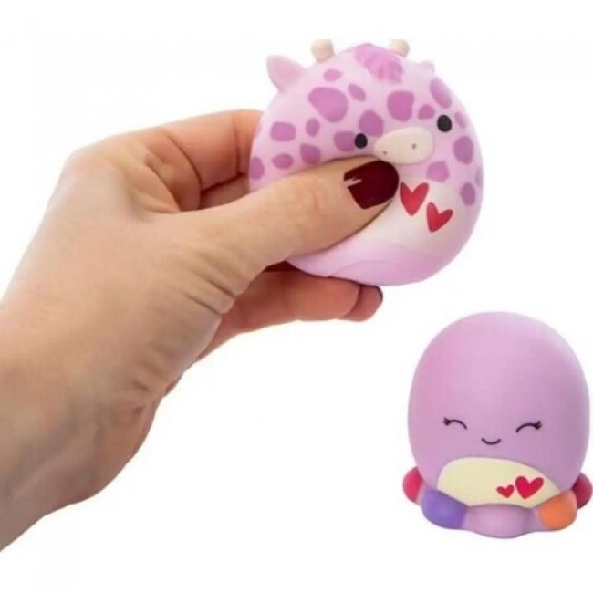 SQUISHMALLOWS - SQUOOSHEMS - BLIND ΣΑΚΟΥΛΑΚΙ ΜΕ ΖΟΥΛΗΧΤΗ ΦΙΓΟΥΡΑ ΕΚΠΛΗΞΗ 6 κ. - VALENTINE (JWSS0014)