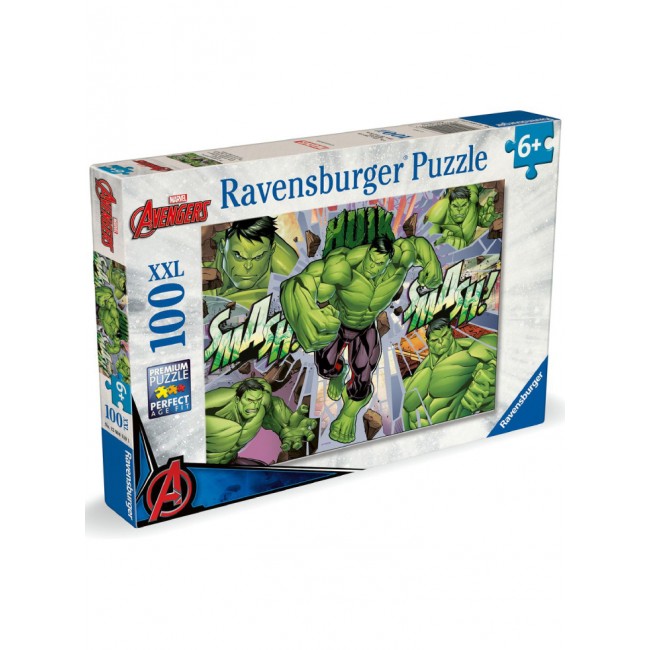 RAVENSBURGER ΠΑΖΛ - 100 XXL ΤΕΜ. MARVEL HULK (12004119) RAVENSBURGER ΠΑΖΛ - 100 XXL ΤΕΜ. MARVEL HULK (12004119)