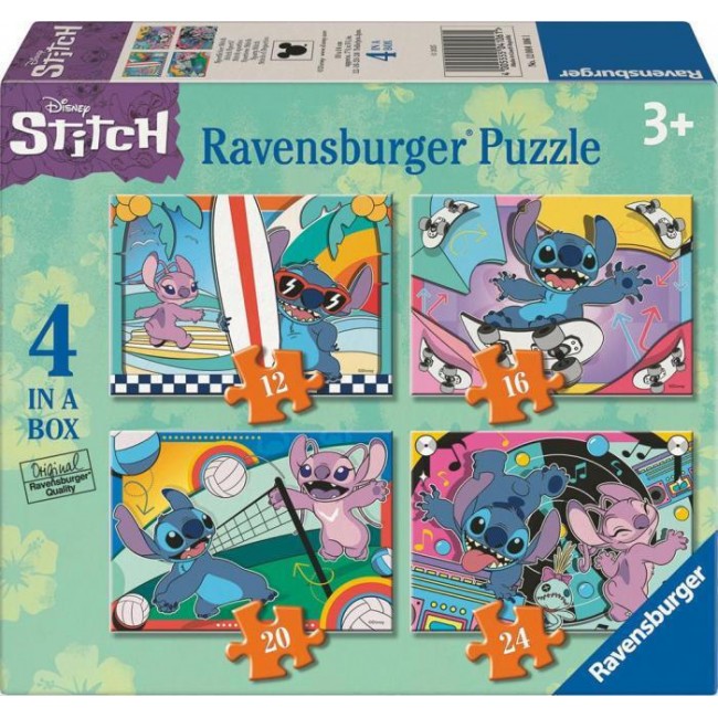 RAVENSBURGER ΠΑΖΛ 12-16-20-24 τεμ. STITCH (12001069) RAVENSBURGER ΠΑΖΛ 12-16-20-24 τεμ. STITCH (12001069)