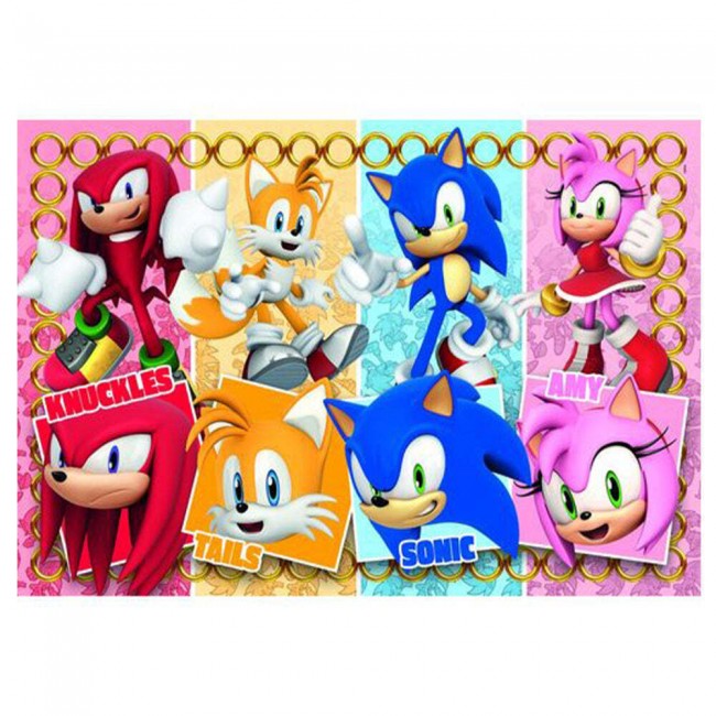 CLEMENTONI ΠΑΙΔΙΚΟ ΠΑΖΛ MAXI SUPER COLOR SONIC 60 ΤΜΧ CLEMENTONI ΠΑΙΔΙΚΟ ΠΑΖΛ MAXI SUPER COLOR SONIC 60 ΤΜΧ