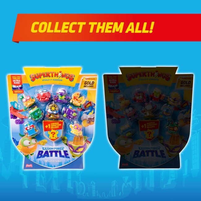 SUPERTHINGS KAZOOM POWER BATTLE ΣΕΤ 9+1 ΦΙΓΟΥΡΕΣ SUPERTHINGS KAZOOM POWER BATTLE ΣΕΤ 9+1 ΦΙΓΟΥΡΕΣ