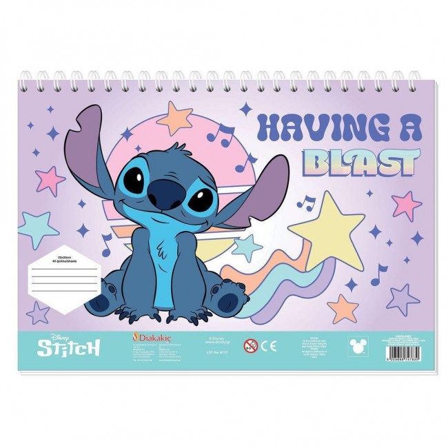 ΜΠΛΟΚ ΖΩΓΡΑΦΙΚΗΣ 23χ33 40Φ 564982 LILO AND STITCH 2 ΣΧΕΔΙΑ ΜΠΛΟΚ ΖΩΓΡΑΦΙΚΗΣ 23χ33 40Φ 564982 LILO AND STITCH 2 ΣΧΕΔΙΑ