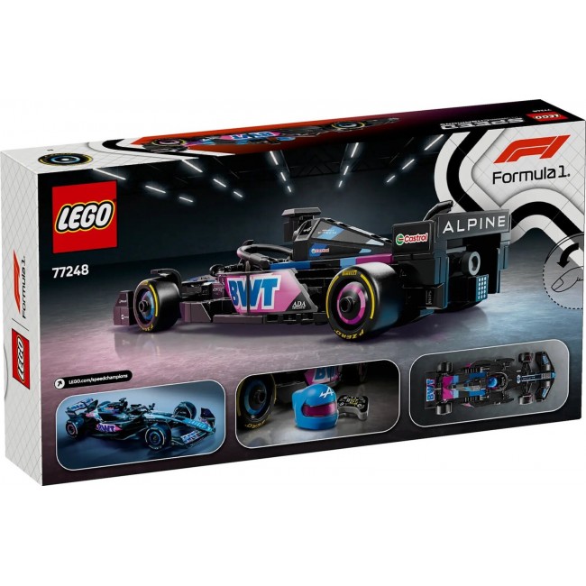 LEGO SPEED BWT ALPINE F1 TEAM A524 RACE CAR LEGO SPEED BWT ALPINE F1 TEAM A524 RACE CAR