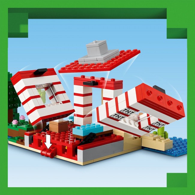 LEGO MINECRAFT ΤΟ ΣΠΙΤΙ-ΔΥΝΑΜΙΤΗΣ ΣΤΗ ΖΟΥΓΚΛΑ (21275) LEGO MINECRAFT ΤΟ ΣΠΙΤΙ-ΔΥΝΑΜΙΤΗΣ ΣΤΗ ΖΟΥΓΚΛΑ (21275)