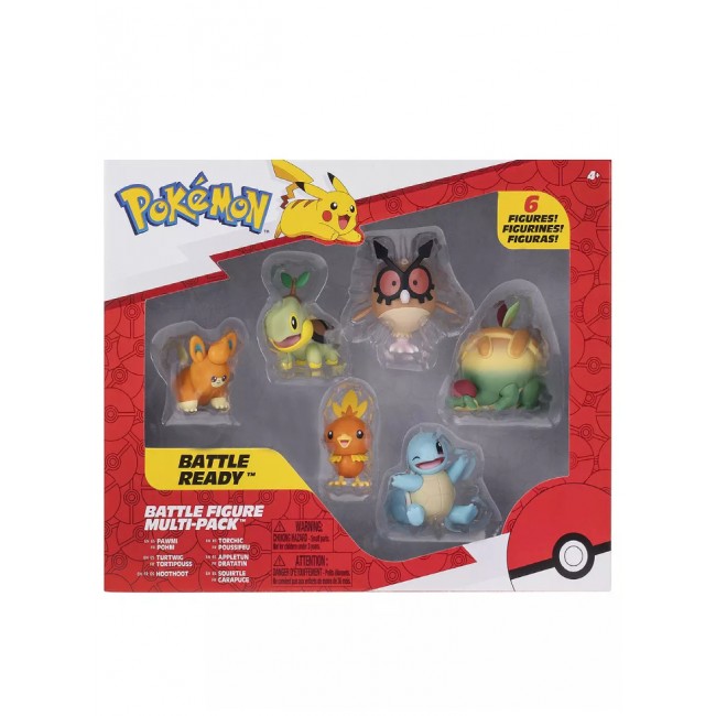 POKEMON ΦΙΓΟΥΡΕΣ 6ΤΕΜ. W9 POKEMON ΦΙΓΟΥΡΕΣ 6ΤΕΜ. W9