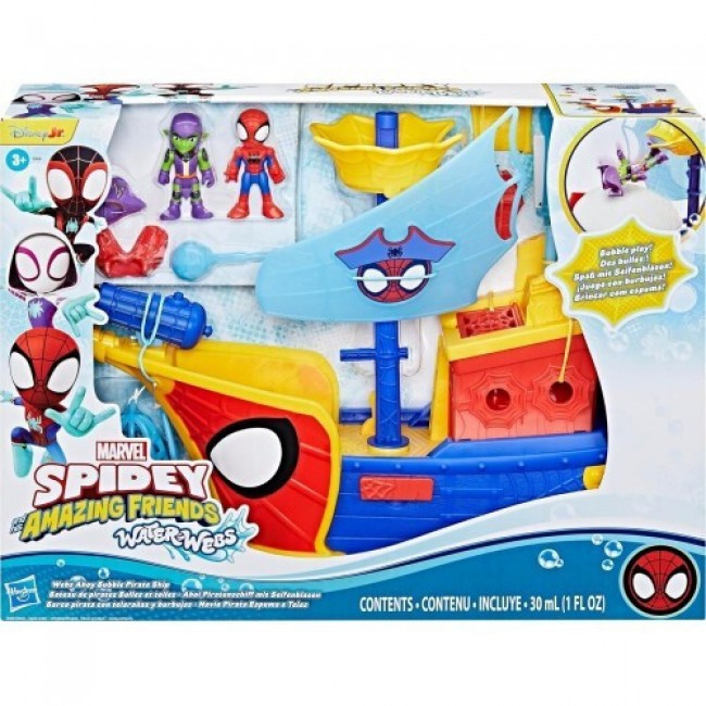 SPIDEY AND HIS AMAZING FRIENDS WEBS ΚΑΡΑΒΙ AHOY BUBBLE (G0666) SPIDEY AND HIS AMAZING FRIENDS WEBS ΚΑΡΑΒΙ AHOY BUBBLE (G0666)