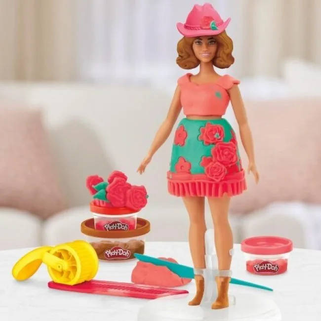 PLAY-DOH BARBIE FLORALS AND FRINGE (G1360) PLAY-DOH BARBIE FLORALS AND FRINGE (G1360)