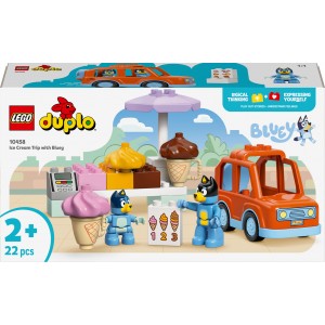 LEGO DUPLO BLUEY ICE CREAM TRIP WITH BLUEY (10458)
