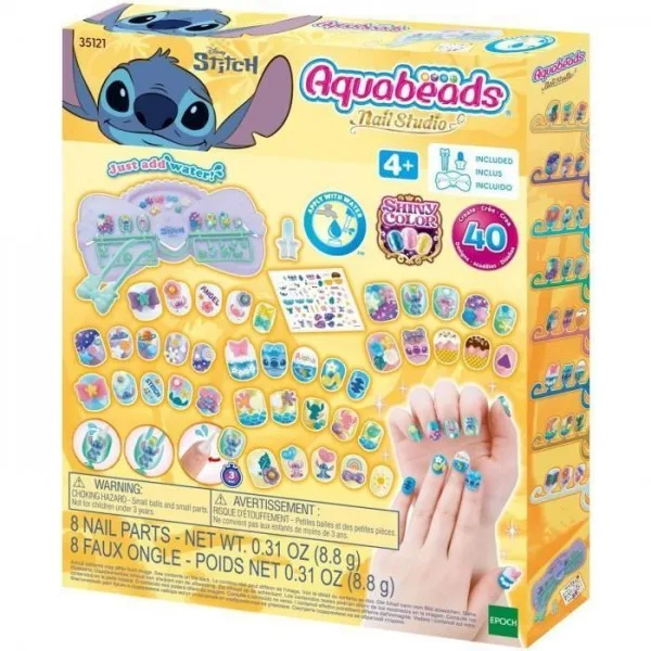 AQUABEADS NAIL STUDIO ΚΙΤ ΔΗΜΙΟΥΡΓΙΑΣ ΝΥΧΙΩΝ STITCH