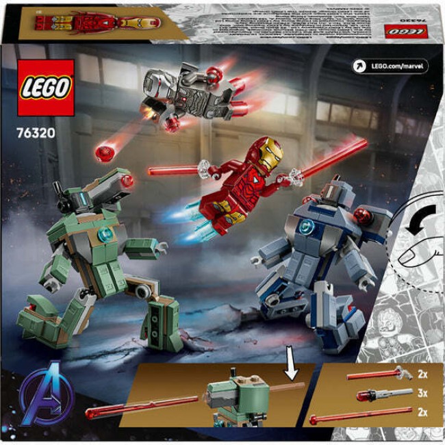 LEGO MARVEL ʼΙΡΟΝ ΜΑΝ & ΓΟΥΟΡ ΜΑΣΙΝ VS. HAMMER DRONES (76320) LEGO MARVEL ʼΙΡΟΝ ΜΑΝ & ΓΟΥΟΡ ΜΑΣΙΝ VS. HAMMER DRONES (76320)