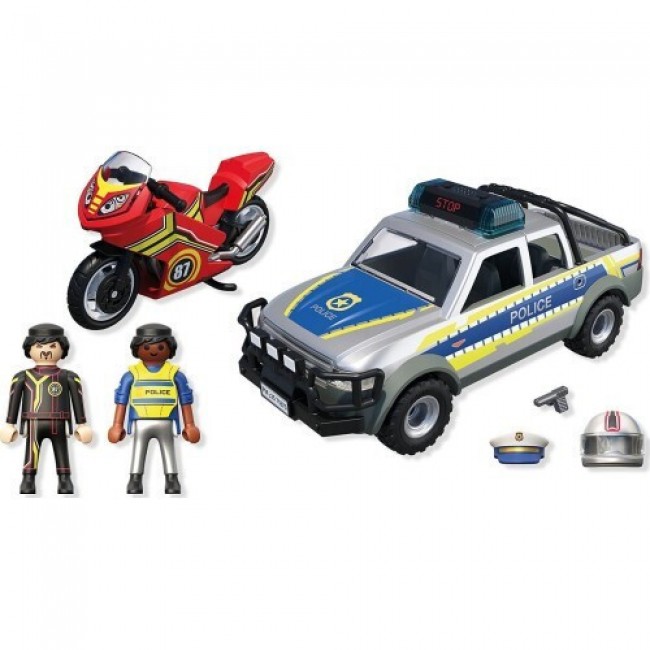 PLAYMOBIL CITY ACTION ΑΣΤΥΝΟΜΙΚΟ ΟΧΗΜΑ PICKUP / ΜΟΤΟΣΥΚΛΕΤΑ PLAYMOBIL CITY ACTION ΑΣΤΥΝΟΜΙΚΟ ΟΧΗΜΑ PICKUP / ΜΟΤΟΣΥΚΛΕΤΑ