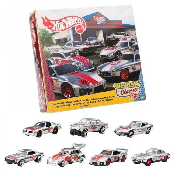 HOT WHEELS ΑΥΤΟΚΙΝΗΤΑΚΙΑ 80 ΧΡΟΝΙΑ ΣΕΤ ΤΩΝ 7