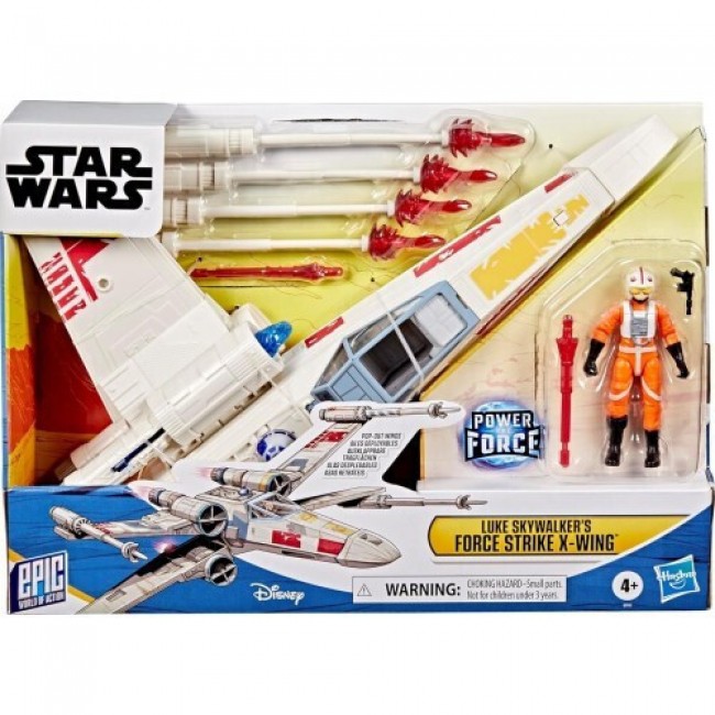 STAR WARS EPIC WORLD OF ACTION LUKE SKYWALKERS FORCE STRIKE X-WING (G0768) STAR WARS EPIC WORLD OF ACTION LUKE SKYWALKERS FORCE STRIKE X-WING (G0768)