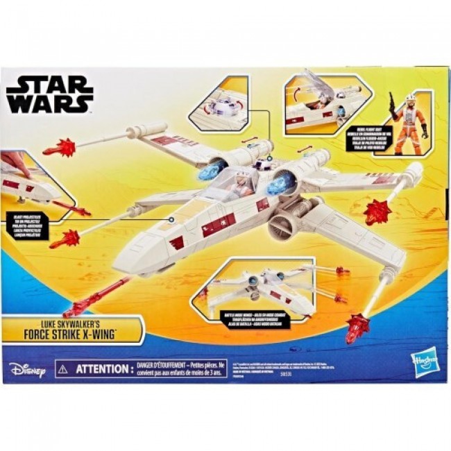 STAR WARS EPIC WORLD OF ACTION LUKE SKYWALKERS FORCE STRIKE X-WING (G0768) STAR WARS EPIC WORLD OF ACTION LUKE SKYWALKERS FORCE STRIKE X-WING (G0768)